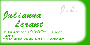 julianna lerant business card